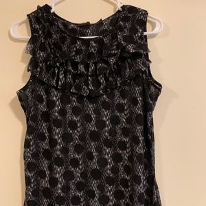 The Limited sheer sleeveless blouse